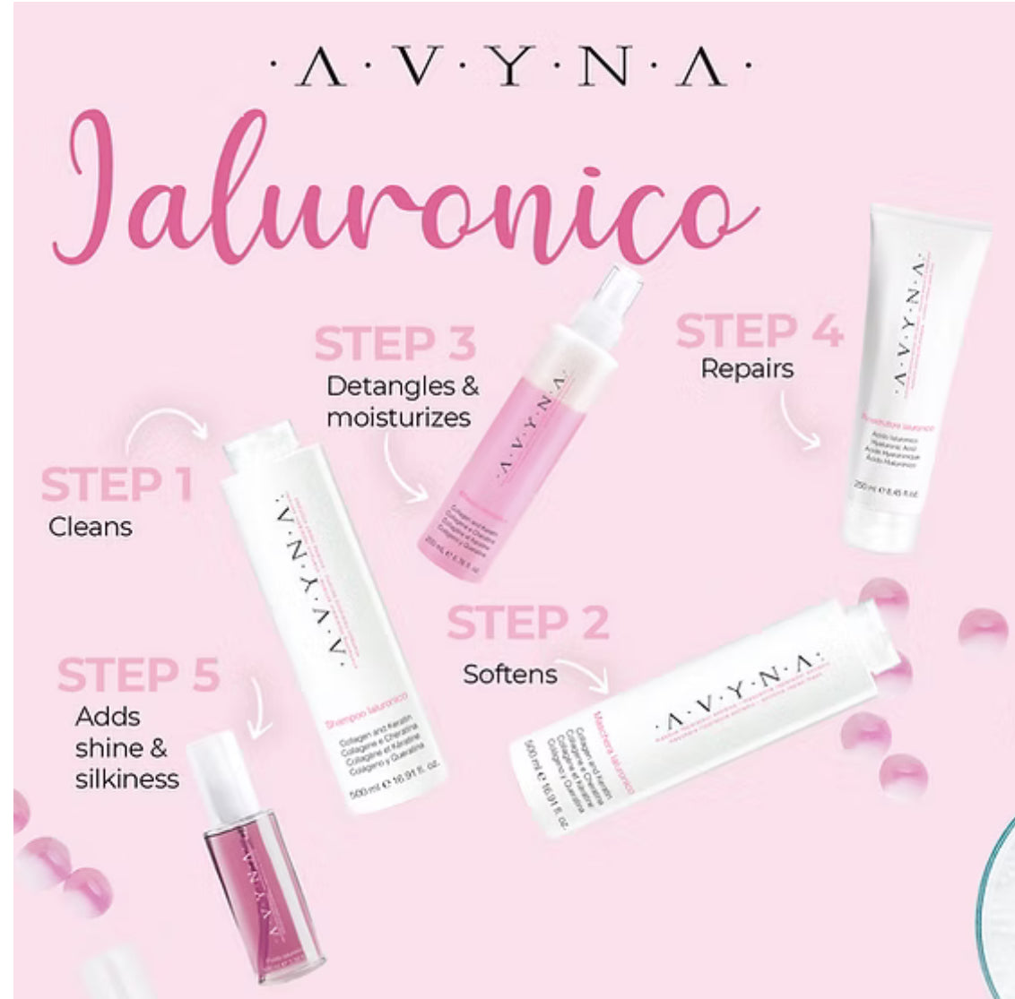 Avyna Set Ialuronico 500 ML